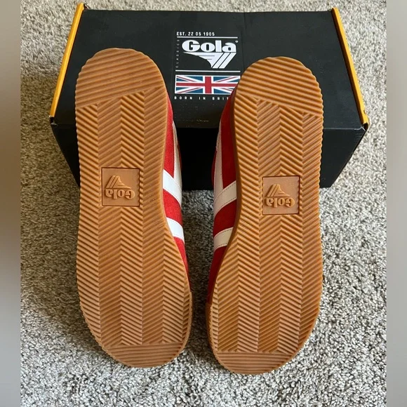 Gola Elan Red and White Sneakers - Women’s Suze 9 - Picture 5 of 8